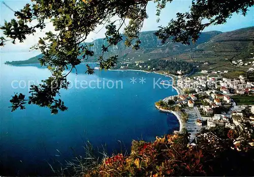 AK / Ansichtskarte Garda Gesamtansicht Golf und Landzunge San Vigilio Kat. Lago di Garda 