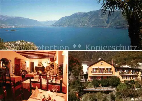 AK / Ansichtskarte Brissago TI Hotel Restaurant Bellavista Lago Maggiore Alpen Kat. Brissago