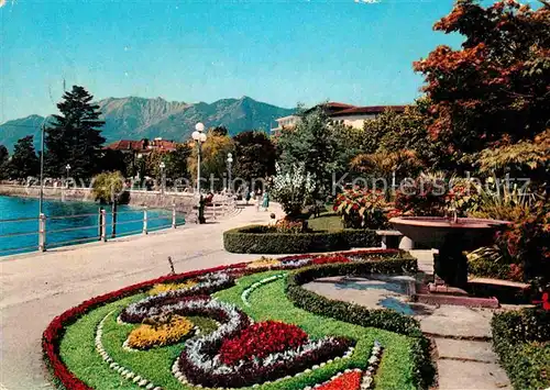 AK / Ansichtskarte Locarno Lago Maggiore Giardini lungolago