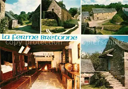 AK / Ansichtskarte Bretagne Region La Ferme Bretonne Ecomusee des Monts d Arree Le moulin de Kerouat Kat. Rennes