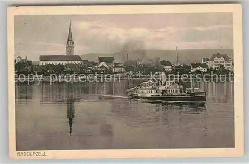 AK / Ansichtskarte Radolfzell Bodensee Kirche Schiff Kat. Radolfzell am Bodensee