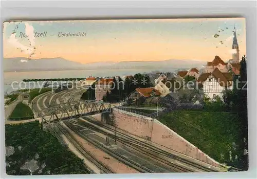 AK / Ansichtskarte Radolfzell Bodensee Panorama Eisenbahn  Kat. Radolfzell am Bodensee