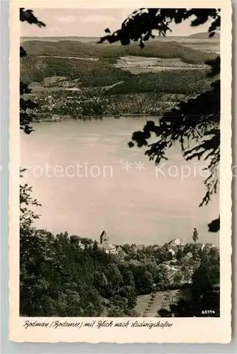 AK / Ansichtskarte Bodman Bodensee Blick nach Ludwigshafen