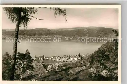 AK / Ansichtskarte Bodman Bodensee Panorama Blick zur Schule