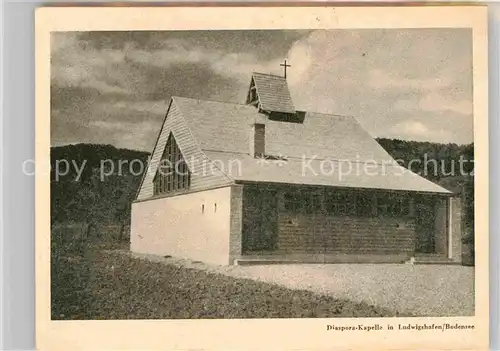 AK / Ansichtskarte Ludwigshafen Bodensee Diaspora Kapelle Kat. Bodman Ludwigshafen