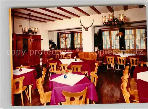 AK / Ansichtskarte Boehringen Bodensee Gasthaus Hirsch Speiseraum Kat. Radolfzell am Bodensee