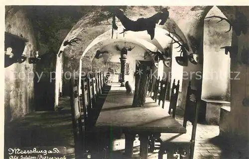 AK / Ansichtskarte Meersburg Bodensee Altes Schloss Rittersaal Kat. Meersburg