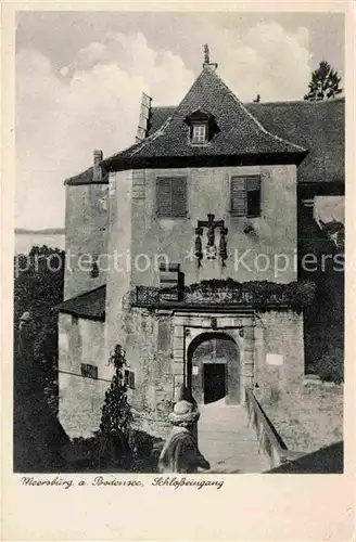 AK / Ansichtskarte Meersburg Bodensee Schlosseingang Kat. Meersburg