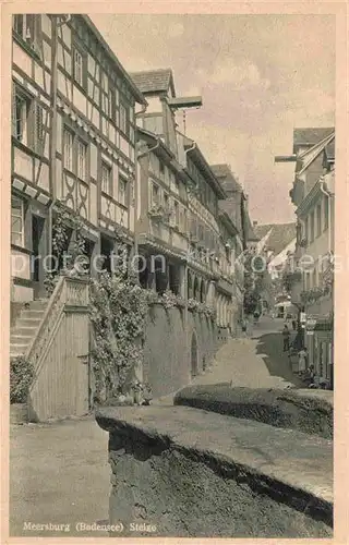 AK / Ansichtskarte Meersburg Bodensee Steige Kat. Meersburg