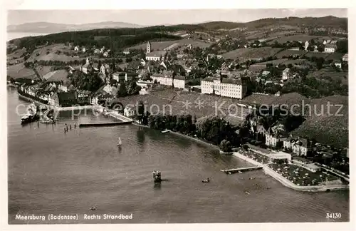 AK / Ansichtskarte Meersburg Bodensee Fliegeraufnahme Kat. Meersburg