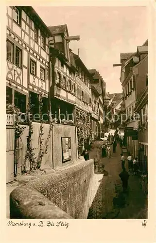 AK / Ansichtskarte Meersburg Bodensee Die Steig Kat. Meersburg