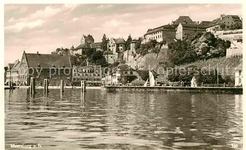 AK / Ansichtskarte Meersburg Bodensee Teilansicht  Kat. Meersburg