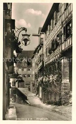 AK / Ansichtskarte Meersburg Bodensee Steiggasse Kat. Meersburg