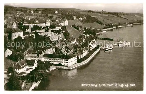 AK / Ansichtskarte Meersburg Bodensee Fliegeraufnahme Kat. Meersburg