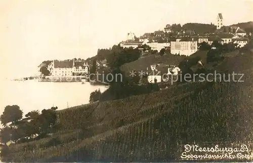 AK / Ansichtskarte Meersburg Bodensee Gesamtansicht  Kat. Meersburg