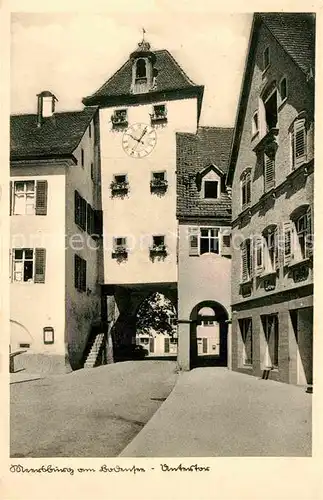 AK / Ansichtskarte Meersburg Bodensee Untertor Kat. Meersburg