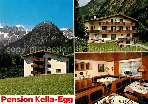 AK / Ansichtskarte Brand Vorarlberg Pension Kella Egg Alpen Kat. Brand