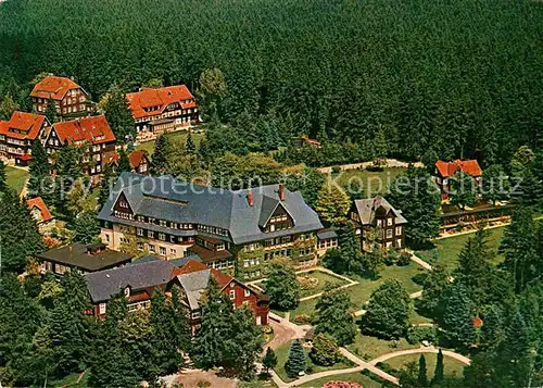 AK / Ansichtskarte Braunlage Sanatorium Dr Barner Fliegeraufnahme Kat. Braunlage Harz