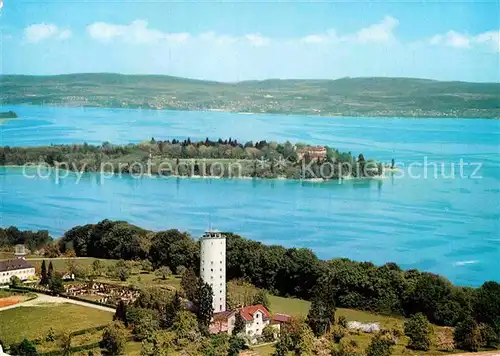 AK / Ansichtskarte Insel Mainau Jugendherberge Konstanz Fliegeraufnahme Kat. Konstanz Bodensee