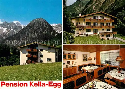 AK / Ansichtskarte Brand Vorarlberg Pension Kella Egg Alpen Kat. Brand