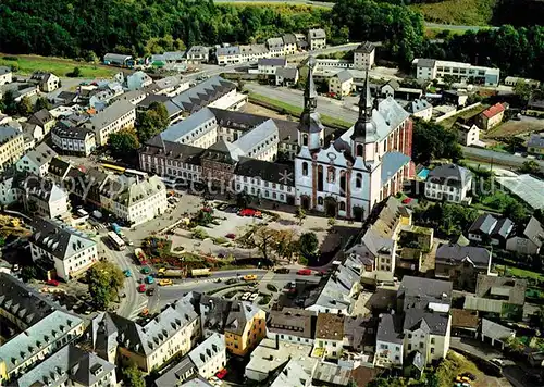 AK / Ansichtskarte Pruem Eifel Luftkurort Basilika Fliegeraufnahme Kat. Pruem