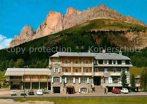 AK / Ansichtskarte Passo Costalunga Dolomiten Hotel Savoy Karerpass