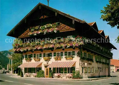 AK / Ansichtskarte Oberammergau Hotel Wolf Kat. Oberammergau