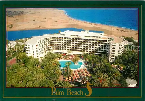 AK / Ansichtskarte Playa de Maspalomas Fliegeraufnahme Hotel Palm Beach
