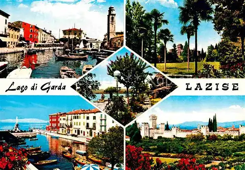 AK / Ansichtskarte Lazise Lago di Garda Hafenpartien Schloss Kat. Lazise