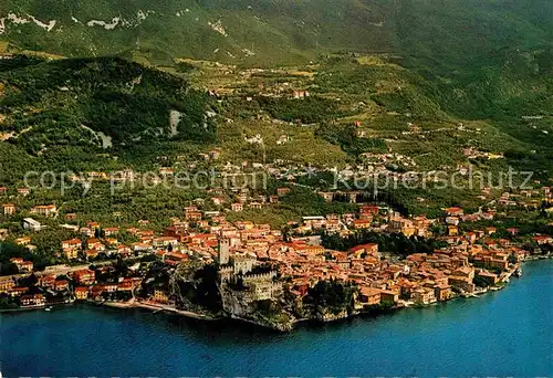 AK / Ansichtskarte Malcesine Lago di Garda Fliegeraufnahme Kat. Malcesine