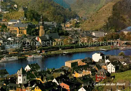 AK / Ansichtskarte Cochem Mosel Teilansicht Kat. Cochem