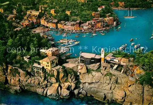 AK / Ansichtskarte Portofino Liguria Veduta aerea Kat. Portofino