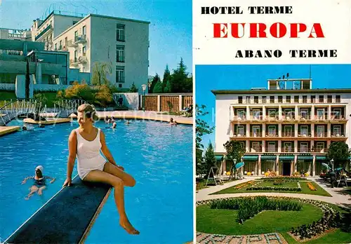 AK / Ansichtskarte Abano Terme Hotel Terme Europa Swimmingpool Kat. Abano Terme