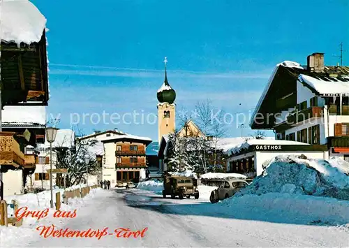 AK / Ansichtskarte Westendorf Tirol Ortsmotiv Kat. Westendorf