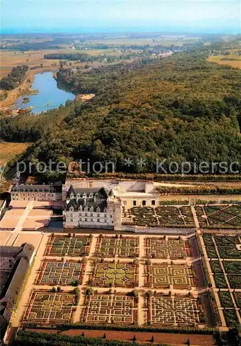 AK / Ansichtskarte Villandry Fliegeraufnahme Chateau et Jardins Kat. Villandry