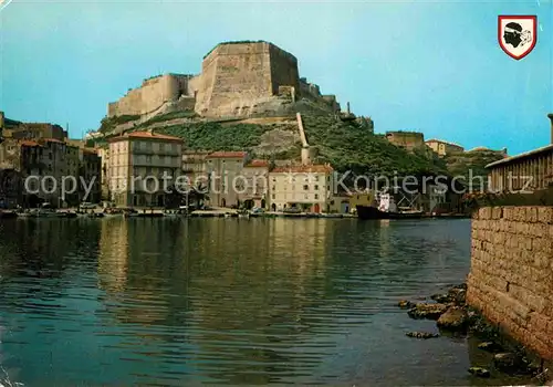 AK / Ansichtskarte Bonifacio Corse du Sud La Marine et la Citadelle Kat. Bonifacio