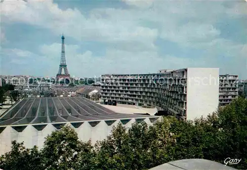 AK / Ansichtskarte Paris Maison de l Unesco architecte MM Breuer Nervi et Zehrfuss Tour Eiffel Kat. Paris