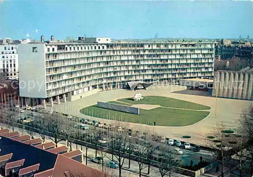 AK / Ansichtskarte Paris Maison de l Unesco vue sur la Piazza Kat. Paris