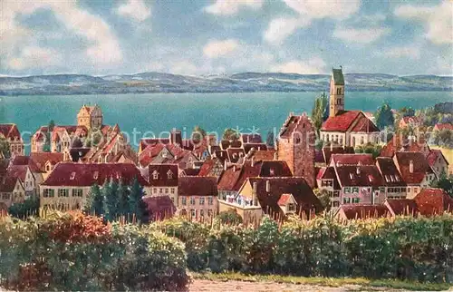 AK / Ansichtskarte Meersburg Bodensee Oberstadt Kat. Meersburg