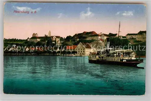 AK / Ansichtskarte Meersburg Bodensee Teilansicht  Kat. Meersburg