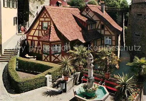 AK / Ansichtskarte Meersburg Bodensee Baerenbrunnen Schlossmuehle Kat. Meersburg