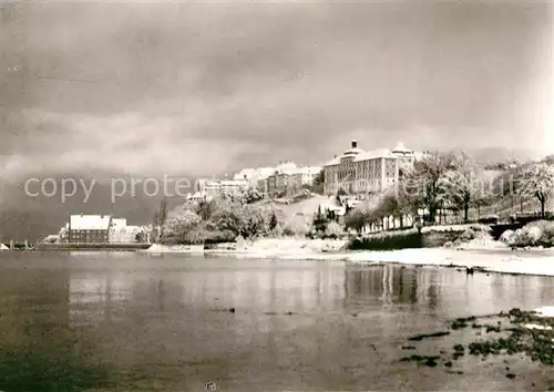 AK / Ansichtskarte Meersburg Bodensee Schloss Winterlandschaft Kat. Meersburg