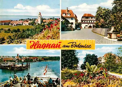 AK / Ansichtskarte Hagnau Bodensee Park Ortsansichten Kat. Hagnau am Bodensee