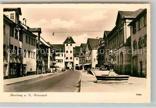 AK / Ansichtskarte Meersburg Bodensee Unterstadt Stadttor Kat. Meersburg