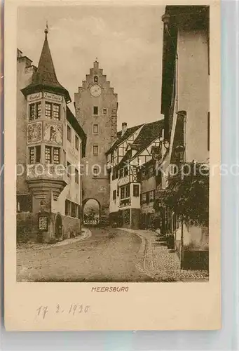 AK / Ansichtskarte Meersburg Bodensee Gasthaus zum Baeren Oberes Tor Kat. Meersburg