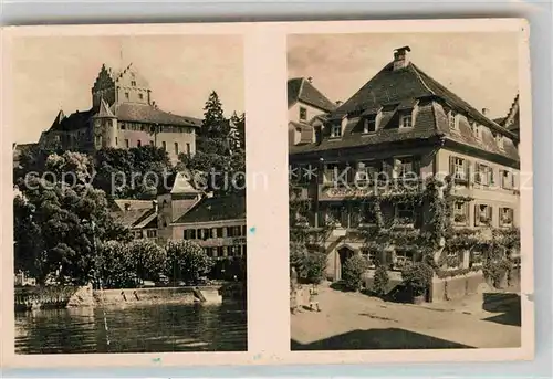 AK / Ansichtskarte Meersburg Bodensee Schloss Gasthaus Weinstube zum Loewen Kat. Meersburg