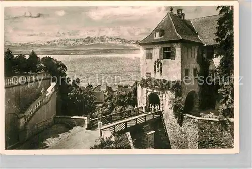 AK / Ansichtskarte Meersburg Bodensee Schlossbruecke Kat. Meersburg