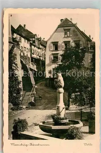 AK / Ansichtskarte Meersburg Bodensee Baerenbrunnen Kat. Meersburg