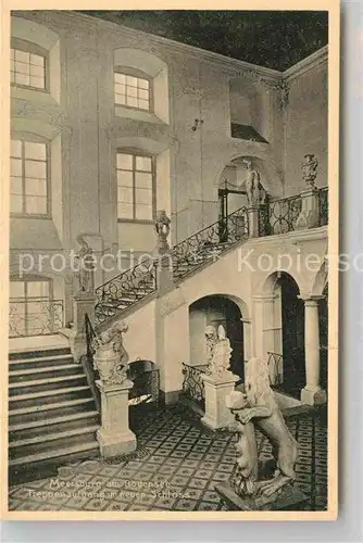 AK / Ansichtskarte Meersburg Bodensee Treppenaufgang neues Schloss Kat. Meersburg