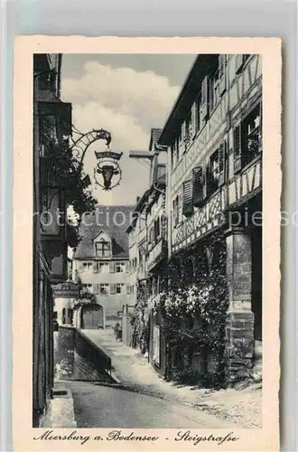 AK / Ansichtskarte Meersburg Bodensee Steigstrasse Kat. Meersburg